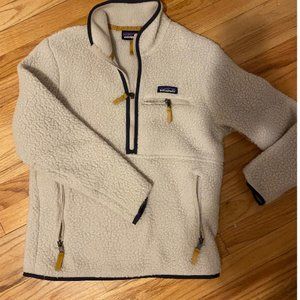 Patagonia Women's Retro Pile Marsupial Pullover, Extra Small, Blue